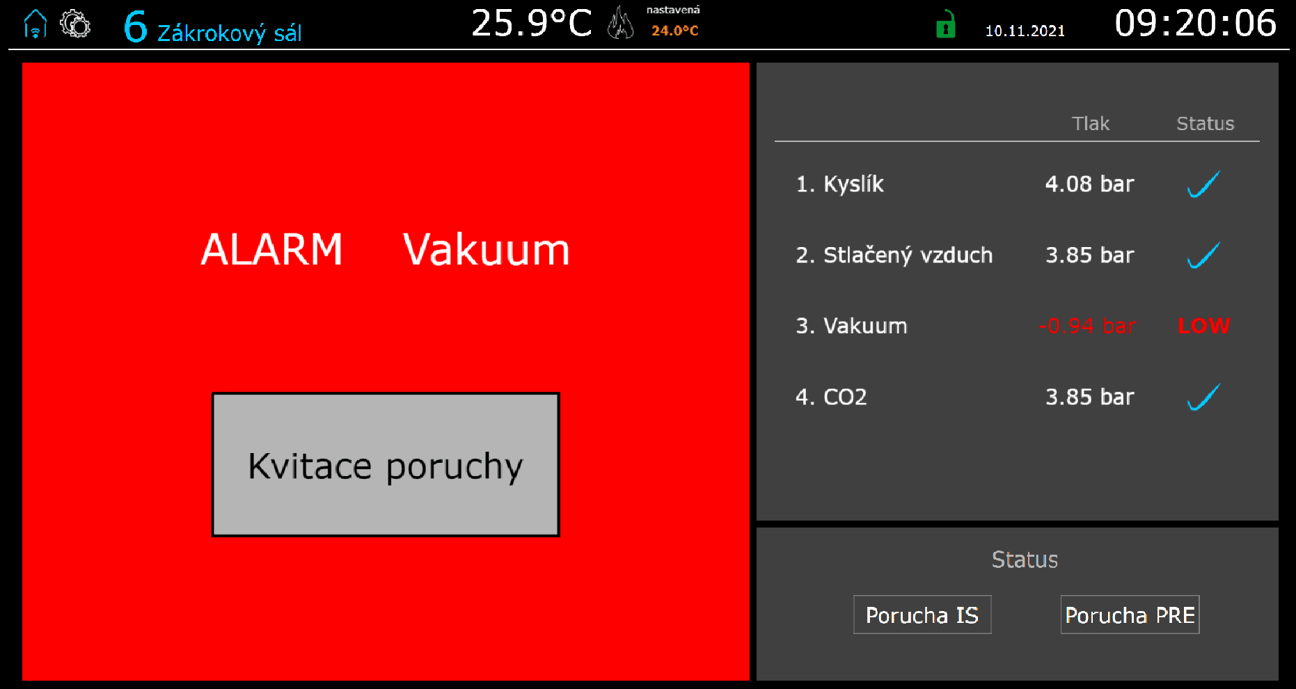 CB_Alarm panelu