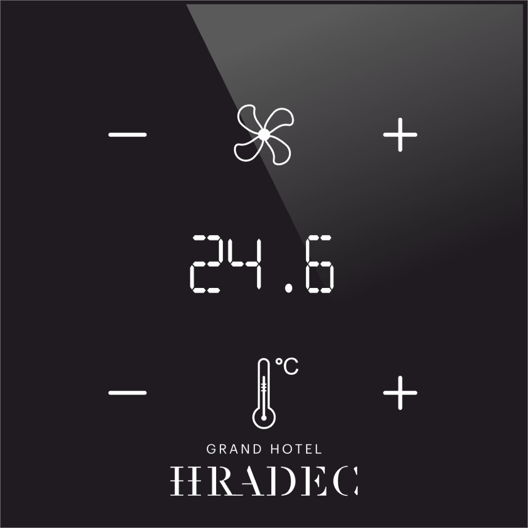 Hotel Hradec - vitro černý