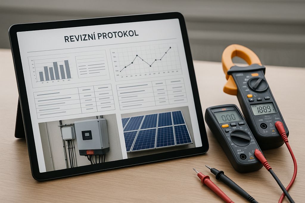 protokol z následné revize fve